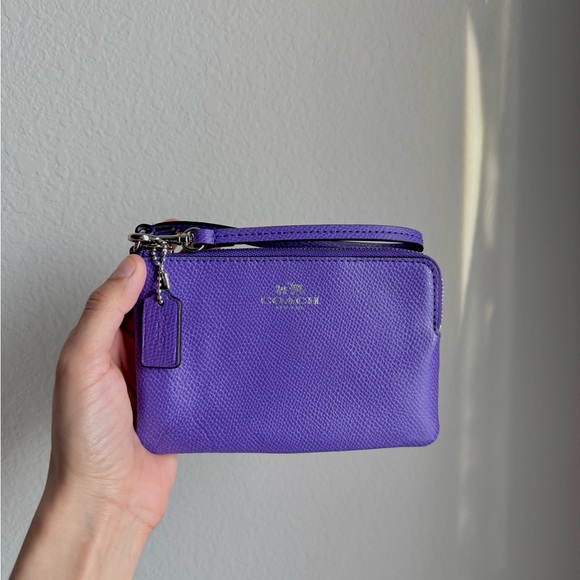 Coach Handbags - Coach Vibrant Purple Wristlet